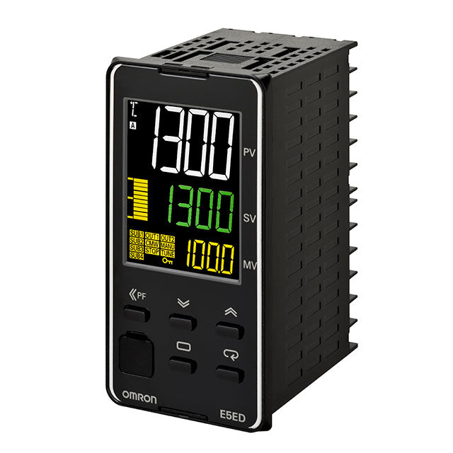 Omron Automation and Safety E5ED-QX4A6M-000 E5ED Process, Temperature Controller (RTD, Type B, E, J, K, L, N, PLII, R, S, T, U, W) -200°C ~ 2300°C, 0 ~ 20mA, 0 ~ 10VDC