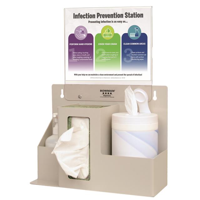 Bowman Dispensers ED-097 - Estación de prevención de infecciones -