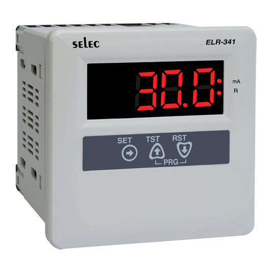 Selec Controls USA Inc. ELR-341-1 ELR Falla a tierra 90 ~ 270VCA/CC 0 ~ 999 s 0°C ~ 55°C
