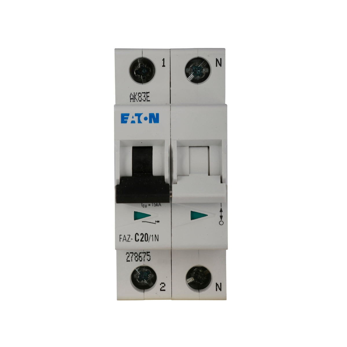 Eaton Electrical FAZ-C10/1-NA-L FAZ-NA Riel DIN Termomagnético 10A