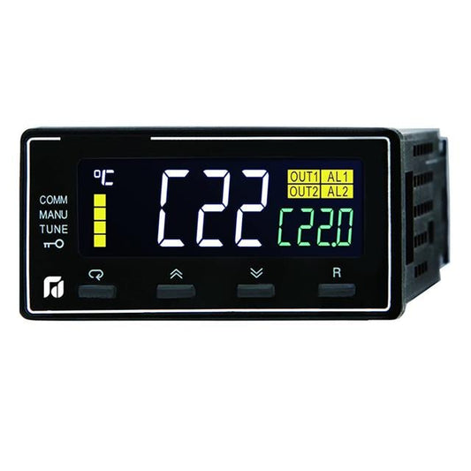Future Design Controls FDC-C22-4C11000 C Process, Temperature Controller (RTD, Voltage, Current, Type B,C, D, E, J, K,L, N,P, R, S, T, U) -250°C ~ 1800°C, 0 ~ 20mA, 0 ~ 10VDC, 0 ~ 150mV