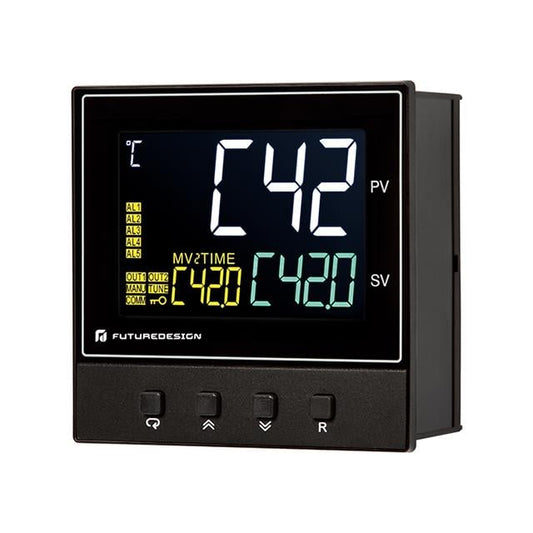Future Design Controls FDC-C42-4300000000 FDC-C42 Temperature Controller (RTD, Type B, C, D, E, J, K, L, N, P, R, S, T, U) -250°C ~ 2300°C, -3 ~ 27mA, -1.3 ~ 11.5VDC