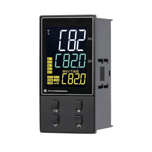 Future Design Controls FDC-C82-41110000000 FDC-C82 Temperature Controller (RTD, Type B, C, D, E, J, K, L, N, P, R, S, T, U) -250°C ~ 2300°C, -3 ~ 27mA, -1.3 ~ 11.5VDC
