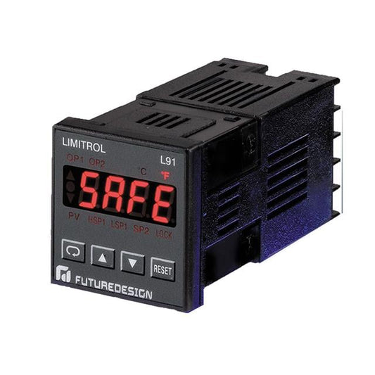 Future Design Controls FDC-L91-411F L Process, Temperature Controller (RTD, Voltage, Current, Type B, E, J, K, L, N, R, S, T) -250°C ~ 1800°C, 0 ~ 20mA, 0 ~ 10VDC, 0 ~ 150mV