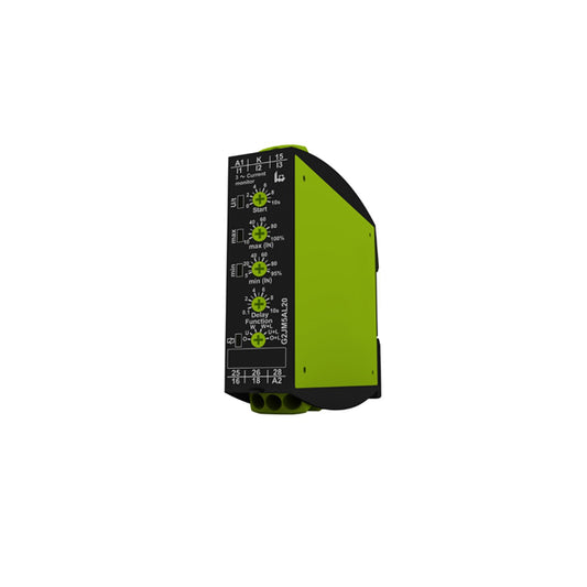 TELE Controls Inc G2JM5AL20 24-240V AC/DC - Falla a tierra, sobrecorriente, subcorriente 24 ~ 240VCA/CC 0.1 ~ 10 s -25°C ~ 40°C
