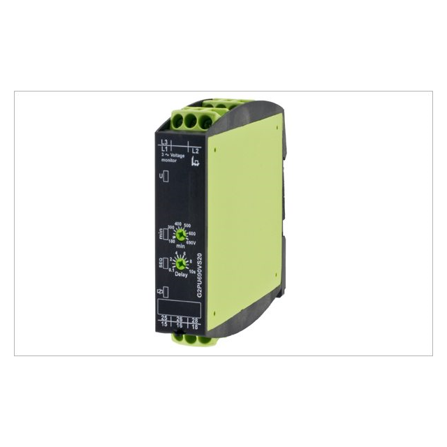 TELE Controls Inc G2PU690VS20 GAMMA Desequilibrio entre fases, pérdida de fase, secuencia de fase, sobrevoltaje, subvoltaje 177 ~ 794VCA 0.1 ~ 10 s -25°C ~ 70°C