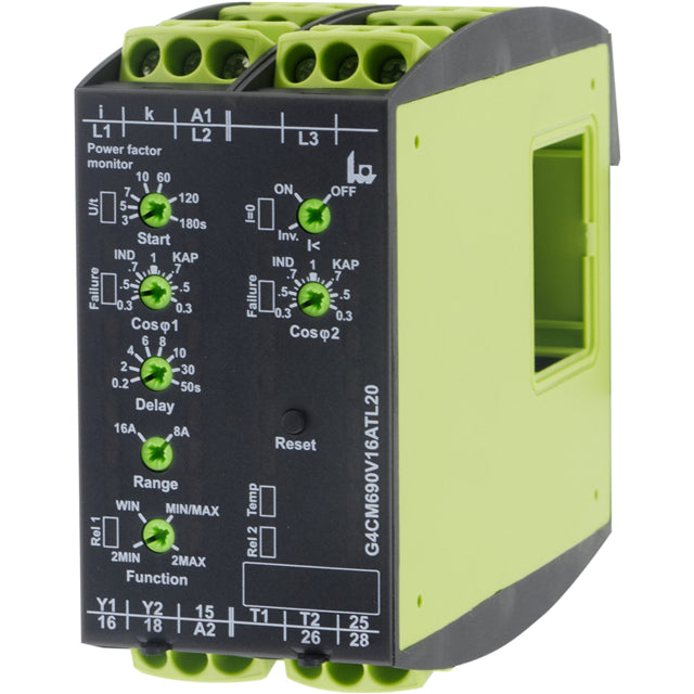 TELE Controls Inc G4CM690V16ATL20 - Falla a tierra, sobretemperatura 12 ~ 500VCA 1 ~ 50s -25°C ~ 40°C