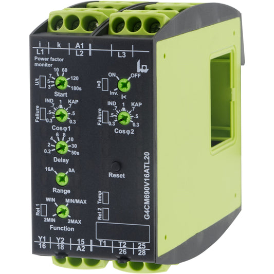 TELE Controls Inc G4CM690V16ATL20 - Falla a tierra, sobretemperatura 12 ~ 500VCA 1 ~ 50s -25°C ~ 40°C
