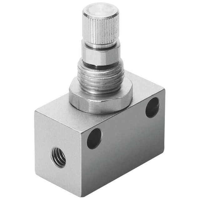 Festo Corporation GRO-1/8-B - Válvula de control, constante - 0 ~ 145 PSI (0 ~ 10 bar) -
