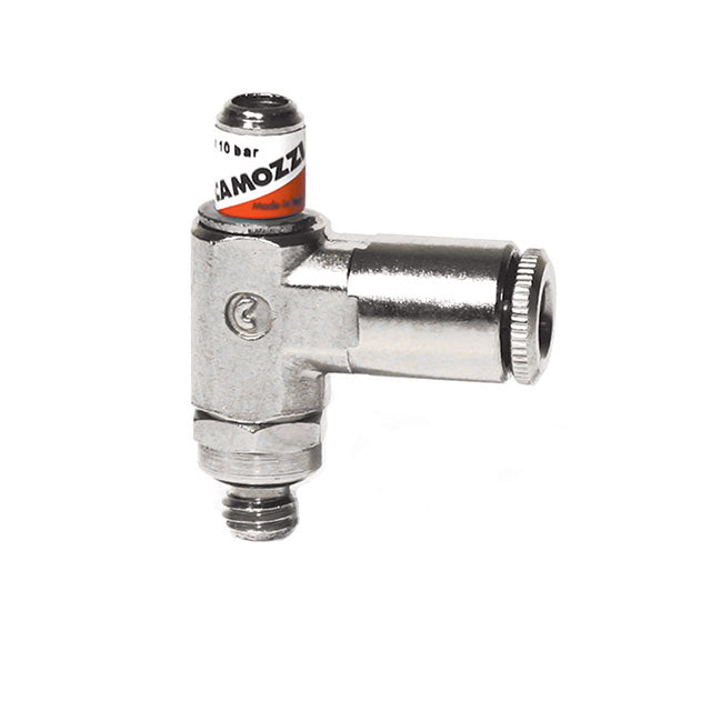 Camozzi Automation GSCU 53-32 GSCU Restrictor de flujo, ajustable - 14.5 ~ 145 PSI (1 ~ 10 bar) -