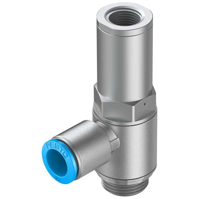Festo Corporation HGL-1/2-QS-12 - Válvula antirretorno (válvula de retención) - 7 ~ 145 PSI (0.5 ~ 10 bar) -