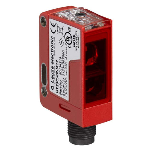 Leuze HT25C/4P-M12 25C Difuso, Supresión de fondo 0" ~ 47.244" (0m ~ 1.2m) 330µs IP67, IP69K, IEC 60947-5-2