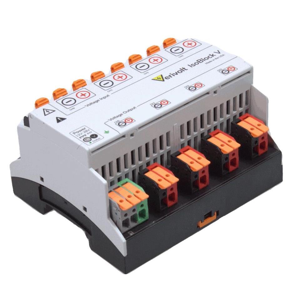 Verivolt LLC ISOBLOCK V-4C (100V 5V) IsoBlock V Transductor de voltaje ±100V ±5V