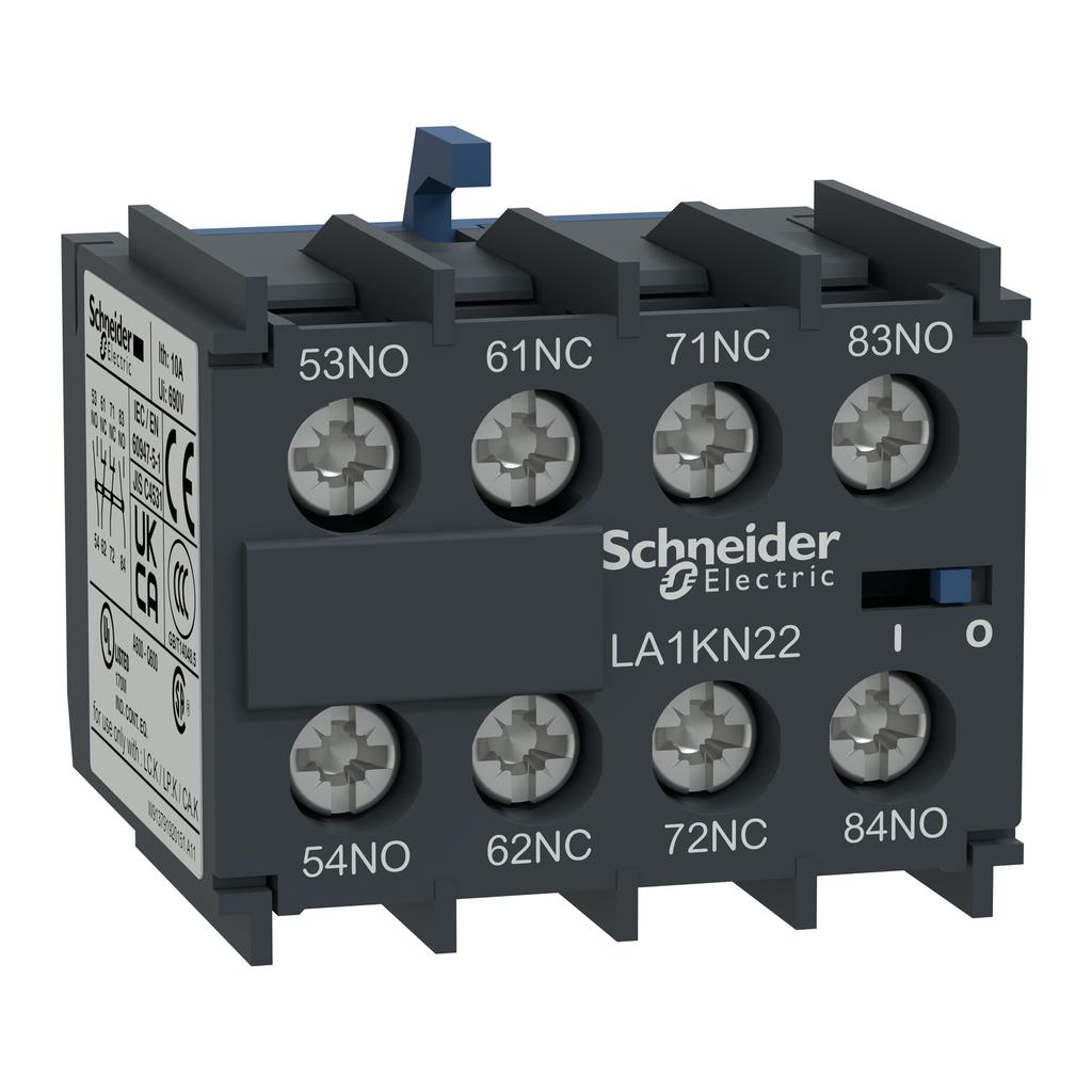 Schneider Electric LA1KN40 TeSys Bloque de contacto auxiliar -