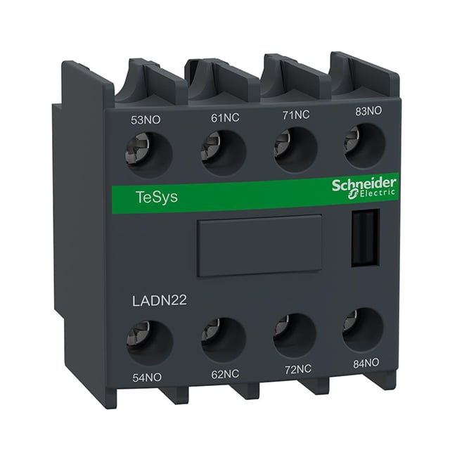 Schneider Electric LADN22 TeSys Bloque de contacto auxiliar Series LC1D09, LC1D150