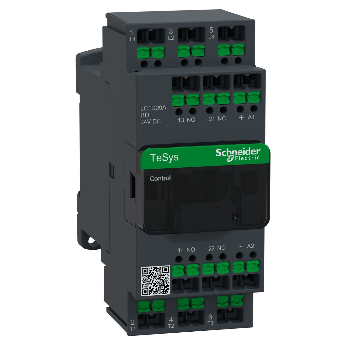 Schneider Electric LC1D09ABD TeSys Deca Montaje de chasis, Riel DIN 24VCC