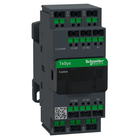 Schneider Electric LC1D09AG7 TeSys Deca Montaje de chasis, Riel DIN 120VCA