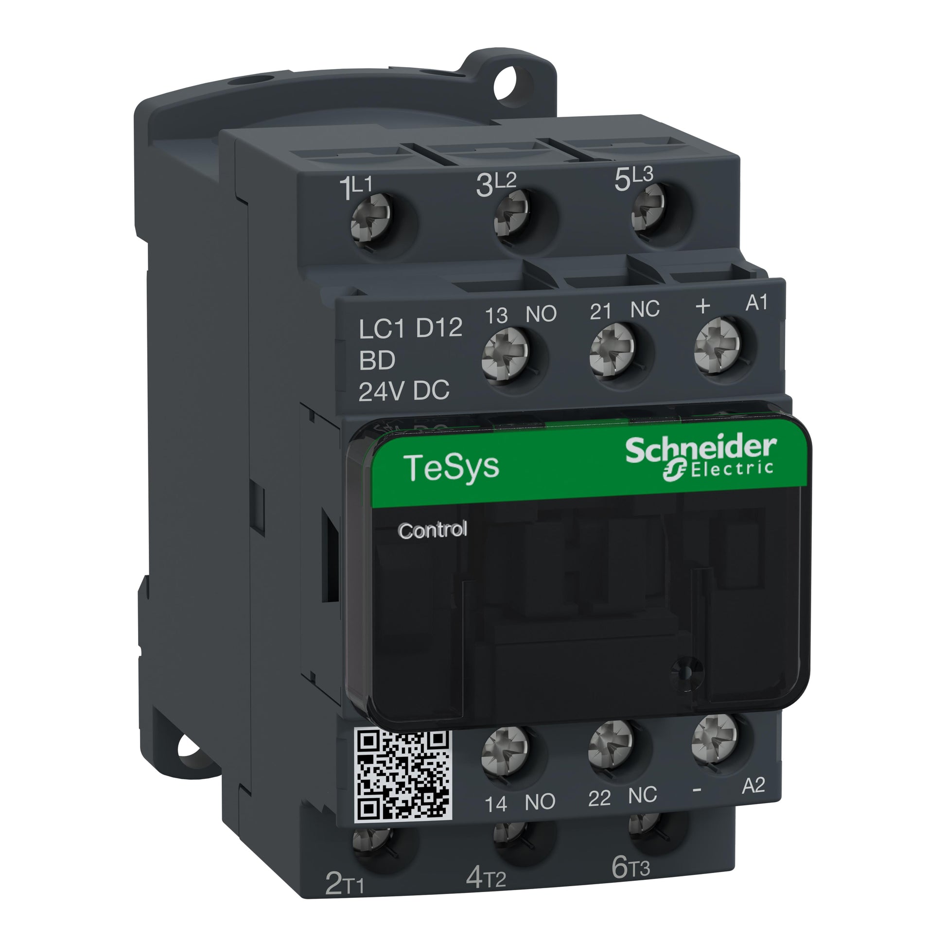 Schneider Electric LC1D12BD TeSys Montaje de chasis, Riel DIN 24VCC
