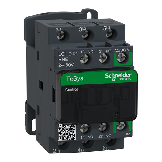 Schneider Electric LC1D12BNE TeSys Montaje de chasis, Riel DIN 24 ~ 60VCA/CC