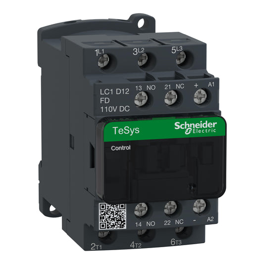 Schneider Electric LC1D12FD TeSys Montaje de chasis, Riel DIN 110VCC