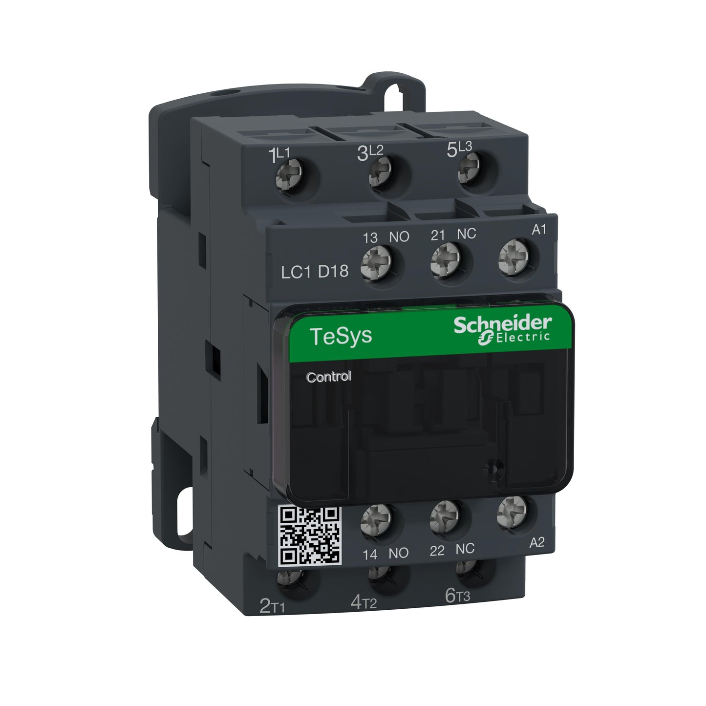 Schneider Electric LC1D18U7 TeSys Montaje de chasis, Riel DIN 240VCA