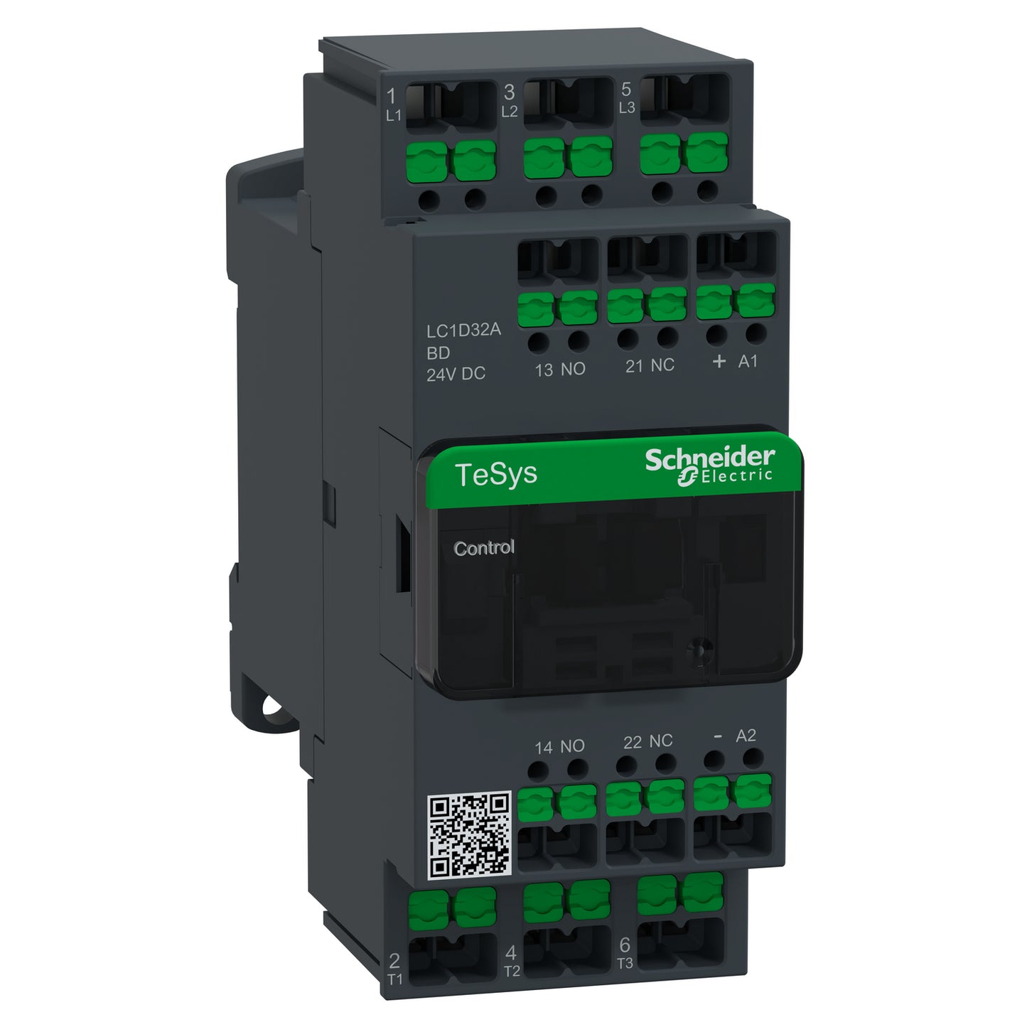 Schneider Electric LC1D32ABD TeSys Deca Montaje de chasis, Riel DIN 24VCC