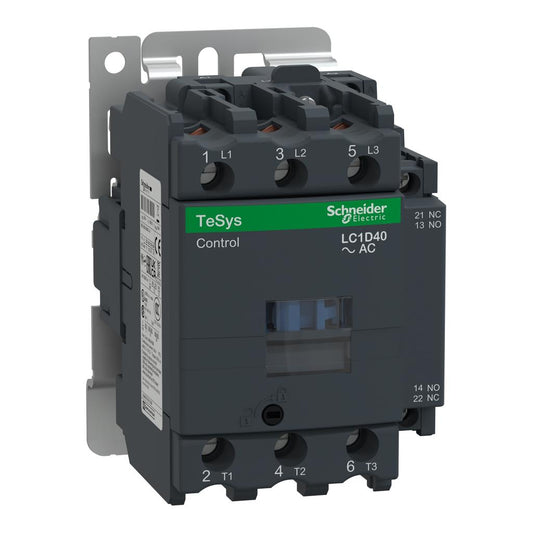 Schneider Electric LC1D40G7 TeSys Montaje de chasis, Riel DIN 120VCA
