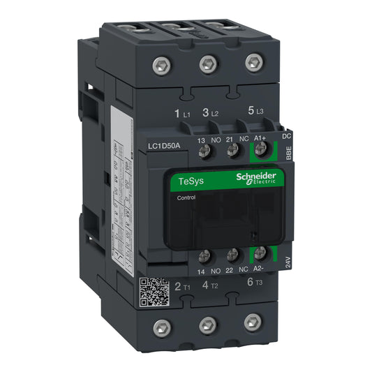 Schneider Electric LC1D50ABBE TeSys Montaje de chasis, Riel DIN 24VCC