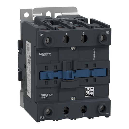 Schneider Electric LC1D65008F7 TeSys Montaje de chasis, Riel DIN 110VCA