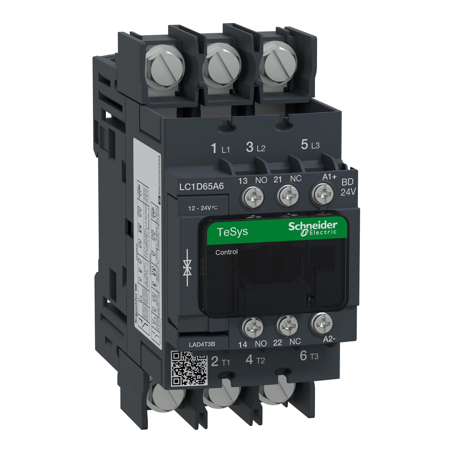 Schneider Electric LC1D65A6BD TeSys Montaje de chasis, Riel DIN 24VCC
