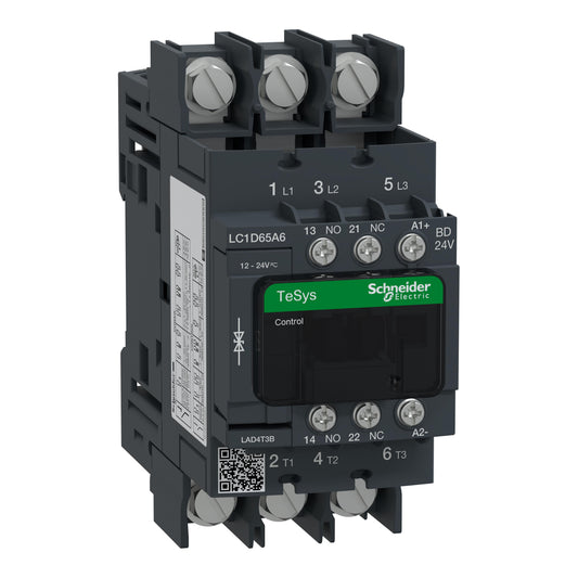 Schneider Electric LC1D65A6BD TeSys Montaje de chasis, Riel DIN 24VCC