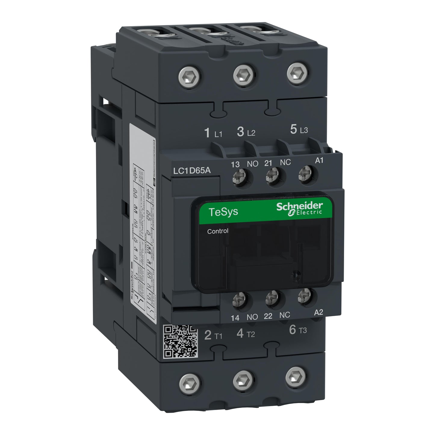 Schneider Electric LC1D65AB7 TeSys Montaje de chasis, Riel DIN 24VCA
