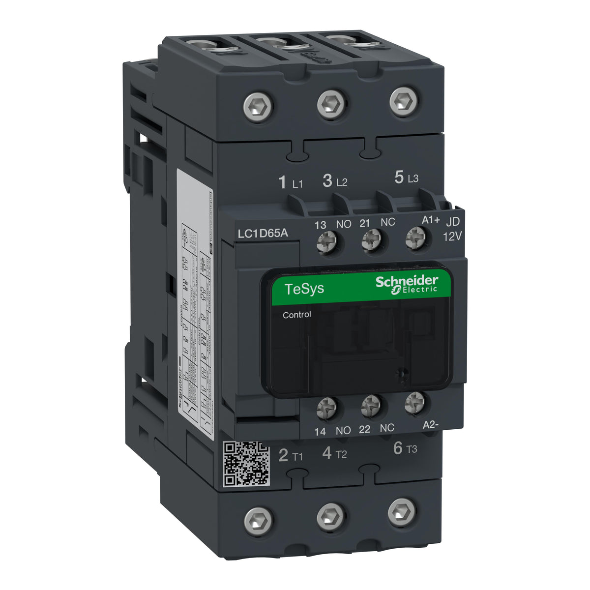 Schneider Electric LC1D65AJD TeSys Montaje de chasis, Riel DIN 12VCC