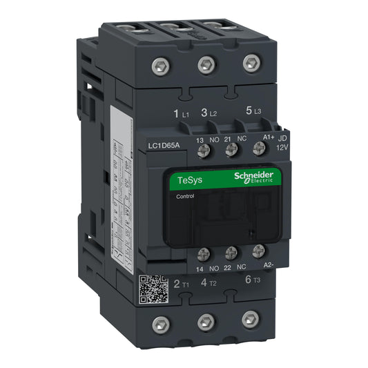 Schneider Electric LC1D65AJD TeSys Montaje de chasis, Riel DIN 12VCC