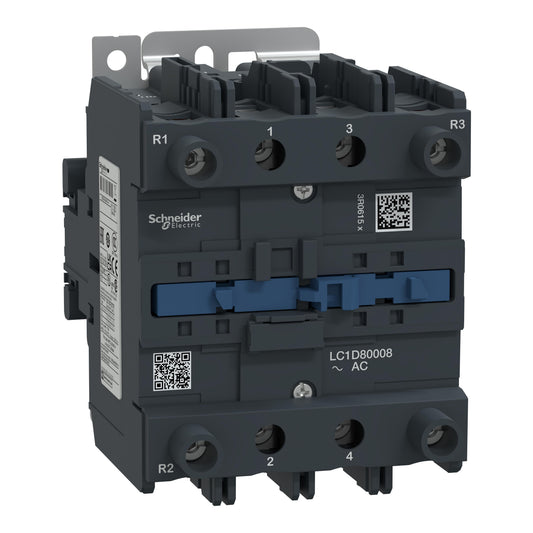 Schneider Electric LC1D80008F7 TeSys Montaje de chasis, Riel DIN 110VCA