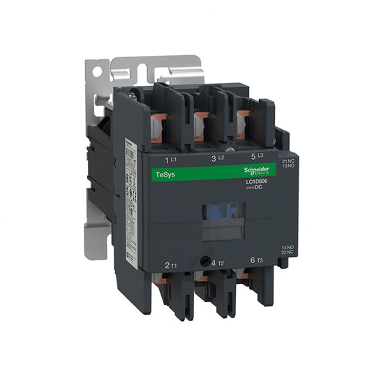 Schneider Electric LC1D806BD TeSys Montaje de chasis, Riel DIN 24VCC