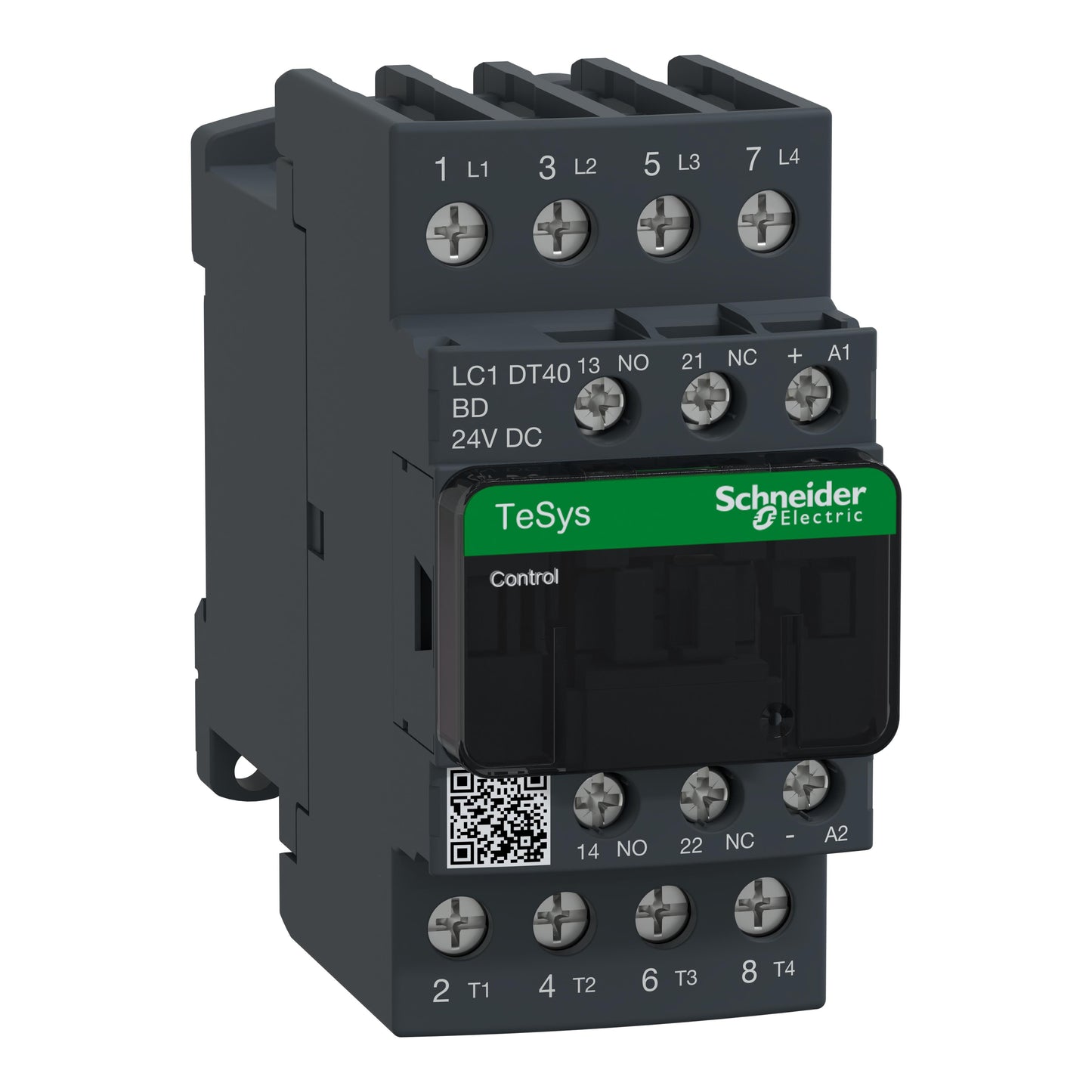 Schneider Electric LC1DT40BD TeSys Montaje de chasis, Riel DIN 24VCC