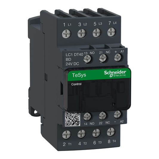 Schneider Electric LC1DT40BD TeSys Montaje de chasis, Riel DIN 24VCC