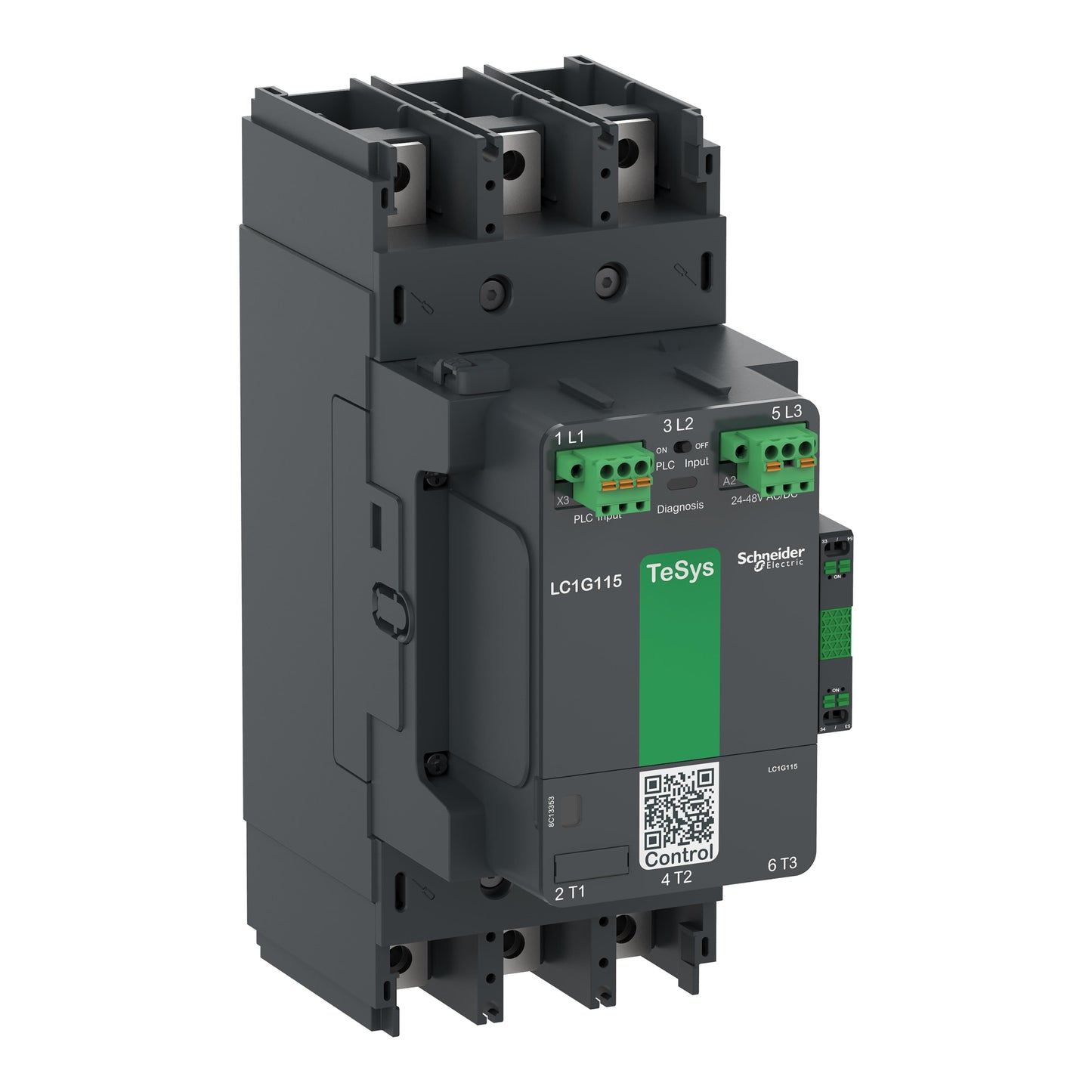 Schneider Electric LC1G115LSEA TeSys Giga Montaje de chasis 200 ~ 500VCA/CC