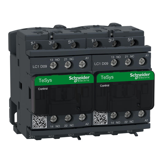 Schneider Electric LC2D09F7 TeSys Montaje de chasis, Riel DIN 110VCA
