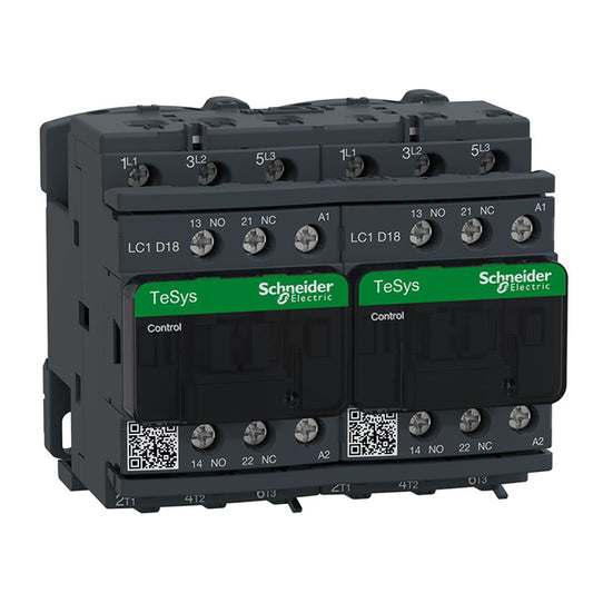 Schneider Electric LC2D18F7 TeSys Montaje de chasis, Riel DIN 110VCA