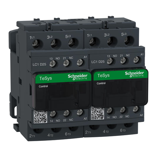 Schneider Electric LC2D25G7 TeSys Montaje de chasis, Riel DIN 120VCA