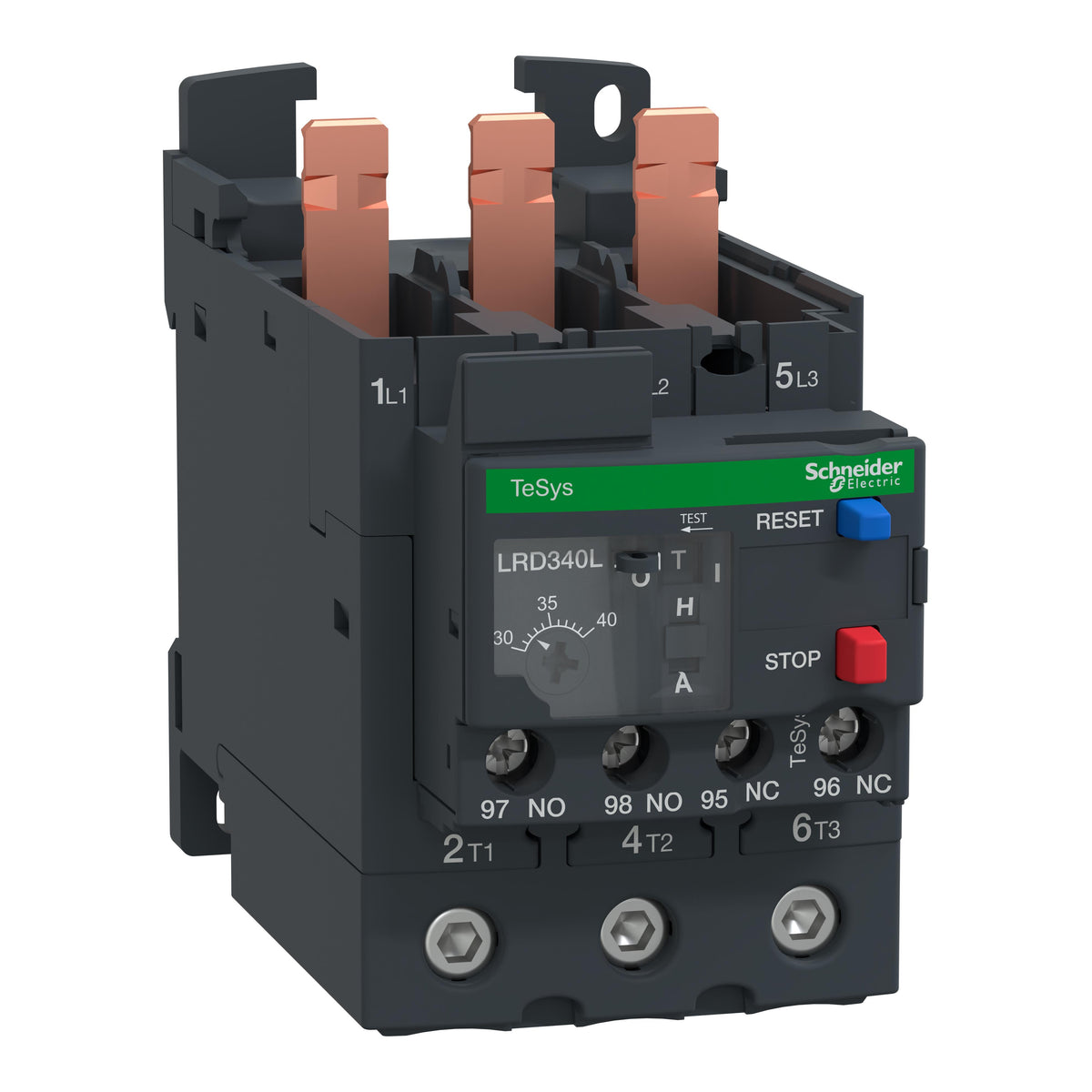 Schneider Electric LRD340L TeSys Relé de sobrecarga térmica Series LC1D40A, LC1D50A y LC1D65A
