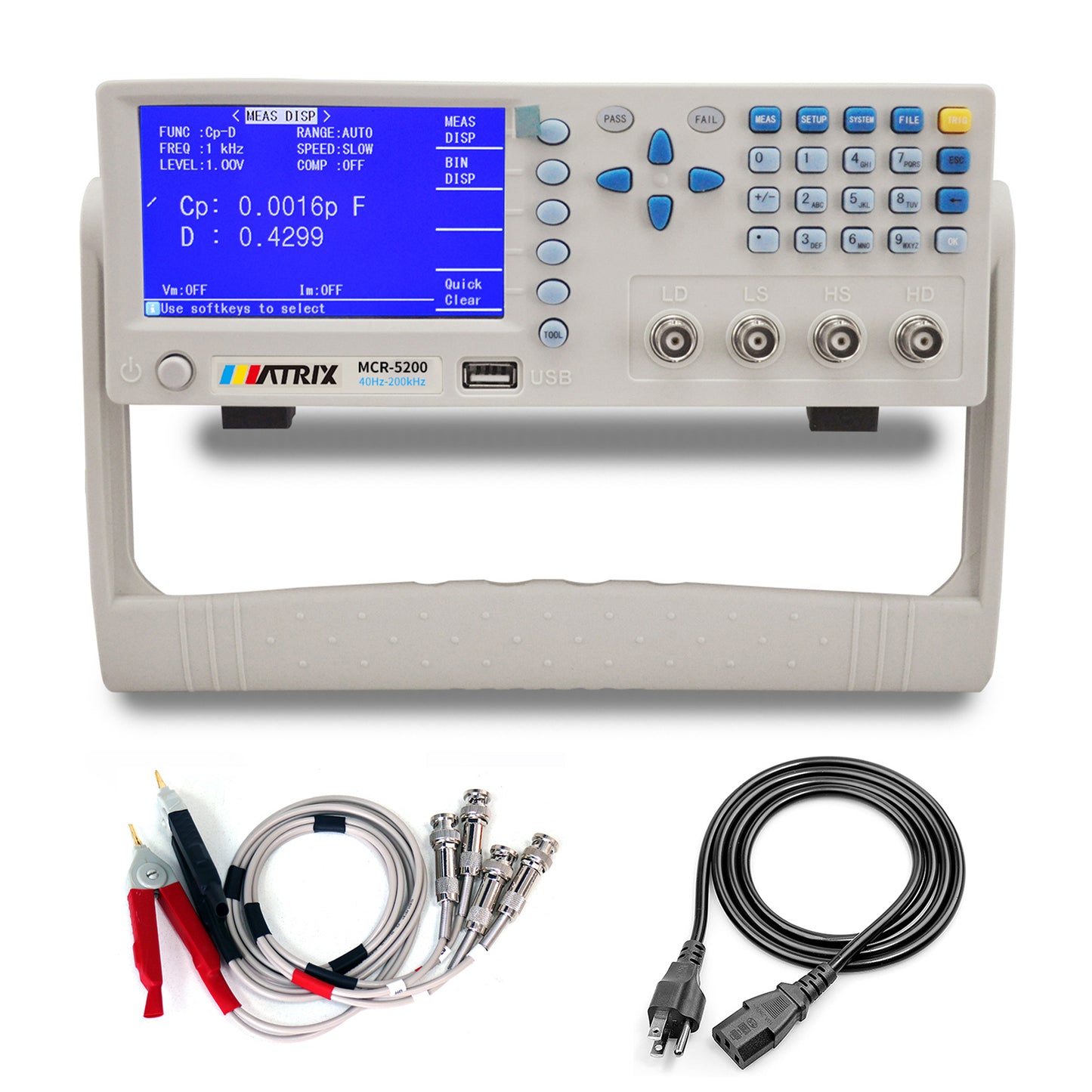 MATRIX TECHNOLOGY INC. MCR-5200 MCR-5000 MCR-5000 LCR Meter