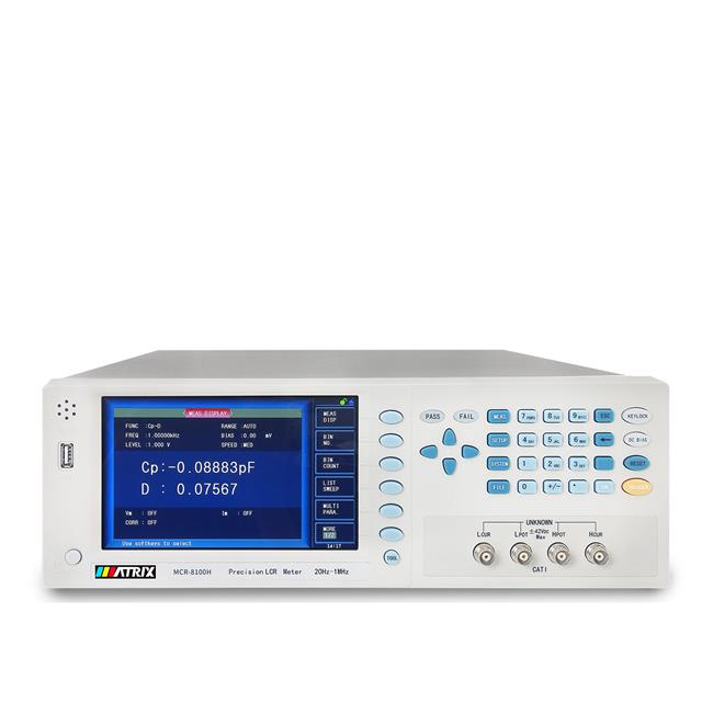 MATRIX TECHNOLOGY INC. MCR-8500H MCR-8000H MCR-8000H LCR Meter