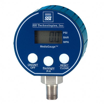 Amphenol SSI Technologies MG-200-A-9V-R MG-9V Automatización industrial Manómetro ventilado Puente Wheatstone Macho - 1/4" (6.35mm) NPT