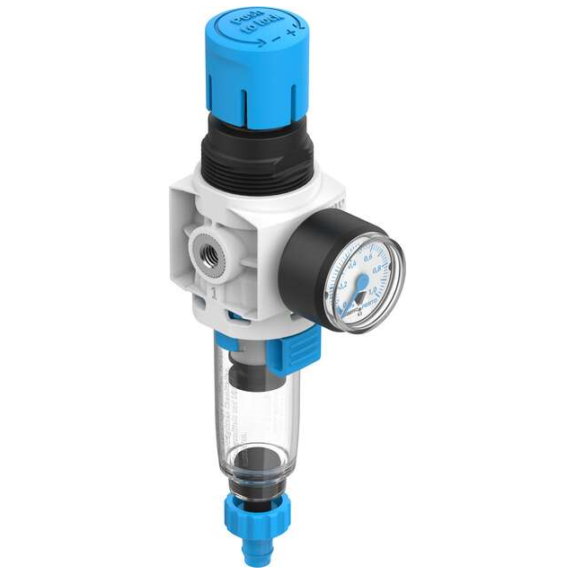 Festo Corporation MS2-LFR-M5-D6-AR-MPA-C-M-B MS Regulador del filtro 14.5 ~ 145 PSI (1 ~ 10 bar)