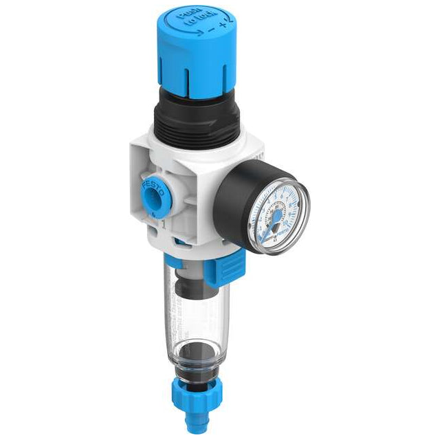 Festo Corporation MS2-LFR-QS6-D6-AR-MPA-C-M-B MS Regulador del filtro 14.5 ~ 116 PSI (1 ~ 8 bar)