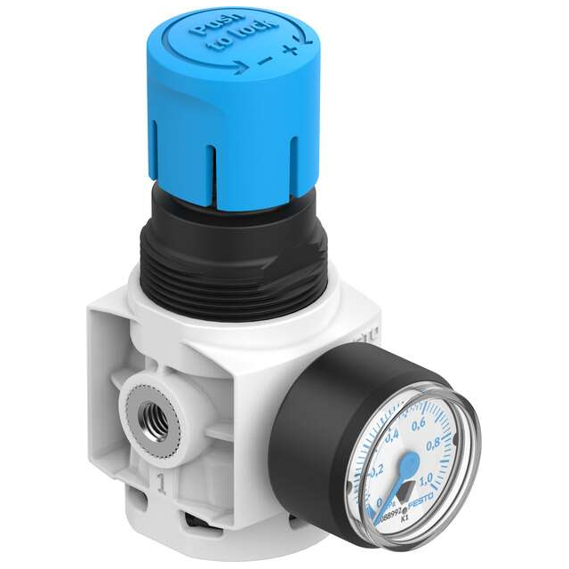 Festo Corporation MS2-LR-M5-D6-AR-MPA-B MS Regulador 14.5 ~ 145 PSI (1 ~ 10 bar)