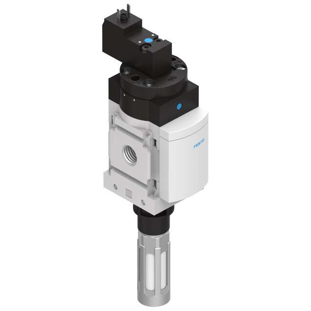 Festo Corporation MS4-EE-1/4-10V24-S - Válvula de control, constante 3/2 normalmente cerrado 58 ~ 145 PSI (4 ~ 10 bar) -